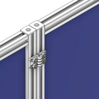 51-013-3 MODULAR SOLUTIONS DIE CAST ZINC HINGE 30 EXTERNAL W/HARDWARE
